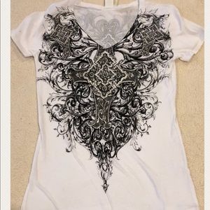 Vocal Tops - Vocal White Short Sleeve T-Shirt Vocal Tops - Vocal White Short Sleeve T-Shirt